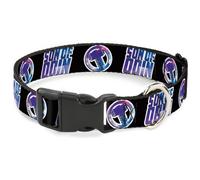 Plastic Clip Collar Thor SON OF ODIN/Hamner Icon Black/White/Blues Medium 11-16.