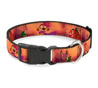 Plastic Clip Collar Timon & Pumba The Hula Song Poses NARROW-Small 7-8.5"