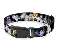 Plastic Clip Collar Villains Hexing Princess' Scenes Color/Black/White WIDE-Larg