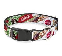 Plastic Clip Collar Vintage Coca-Cola GO REFRESHED Ads and Icons Collage Small 9