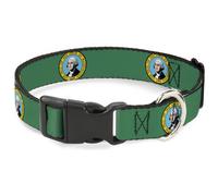 Plastic Clip Collar Washington Flag WIDE-Large 20-31"