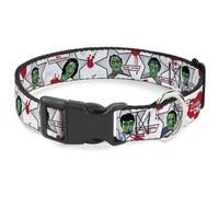 Plastic Clip Collar Zombie CHOMP NARROW-Small 7-8.5"