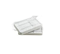 Plastic Disposable Instrument tray inserts For Dental, Podiatry, Body Piercing, Beauty Clinics Tattoo Clinics - 50 Pack (28x18cm Pre-Formed Base)