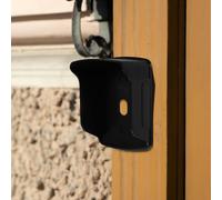 Plastic Doorbell Rain Cover Black Waterproof Protector for Outdoor Use