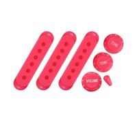 Plastic Electric Guitar Pickup Cover Single Coil Covers With Volumes Tone Control Knob Electric Guitar Accessories Single Coil Pickup Cover Volumes Tone Knobs Switches