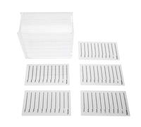 Plastic Eyelash Storage Box Makeup Organizer Grafting Eyelashes Glue Pallet Holder Big Capacity Transparent for Professional Beauty Salons Young Ladies