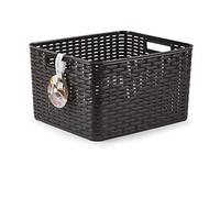 Plastic Forte Cestino 34 x 40 x 23 Wengué