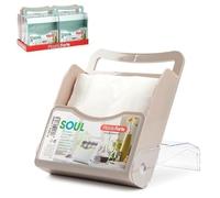 PLASTIC FORTE Portatovaglioli da Tavola Richiudibile con Manico Colorato, 145899