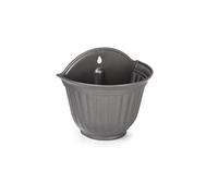 PLASTIC FORTE Vaso da Parete Giardino Balcone Roma Antracite 23 cm