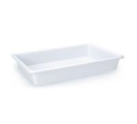 Plastic Forte - Vassoio in polipropilene per alberghi 6,2 litri, vassoio in plastica, contenitore per alimenti, pasti in frigorifero, congelatore, adatto al microonde, lavastoviglie