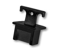 Plastic Hardware Store Tappo Coperchio Copriconnettore in Plastica (HDPE) per Proteggere Porte Hub Ethernet RJ45 da Polvere e umidità - Nero - 10 Pezzi