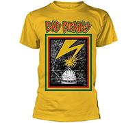 Plastic Head Bad Brains - Maglietta "Bad Brains", colore: Giallo, Giallo, XXL