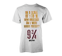 Plastic Head Harry Potter Obsessed Maglietta, Bianco (White), M Uomo