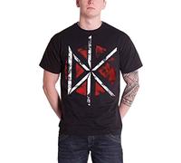 DEAD KENNEDYS - DISTRESSED DK LOGO BLACK T-Shirt Small