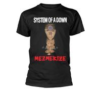 System Of A Down 'Mezmerize' (Nero) T-Shirt - NUOVO E UFFICIALE