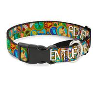 Plastic Martingale Collar ADVENTURE IS OUT THERE/Stacked Wilderness Explorer Bad