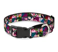 Plastic Martingale Collar Alice in Wonderland Kaleidoscope Scenes Large 15-26"