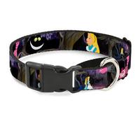 Plastic Martingale Collar Alice & the Cheshire Cat Scenes Large 15-26"