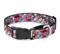 Plastic Martingale Collar Donuts & Coffee Cartoon2 WIDE-Medium 16-23"
