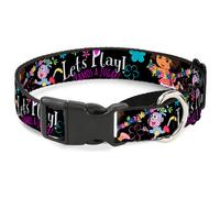 Plastic Martingale Collar Dora & Boots Pose/Floral LET'S PLAY/VAMOS A JUGAR Bl