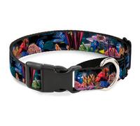 Plastic Martingale Collar Dory 4-Hiding Poses Under the Sea Large 15-26"