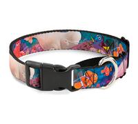 Plastic Martingale Collar Dory & 5-Friends Under the Sea WIDE-Medium 16-23"