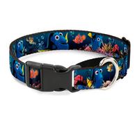 Plastic Martingale Collar Dory Poses & Friends Under the Sea WIDE-Medium 16-23"