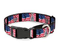 Plastic Martingale Collar Empire State Building NYC WIDE-Large 18-32"