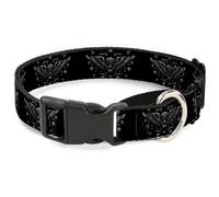 Plastic Martingale Collar I "Heart House Music" Small 9-15"