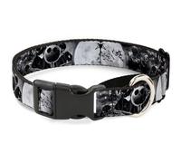 Plastic Martingale Collar Jack & Oogie Boogie Scenes Grays Large 15-26"