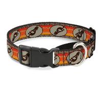 Plastic Martingale Collar Kokopelli Icon/Western Tan/Brown/Reds Medium 11-17"