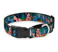Plastic Martingale Collar Lilo & Stitch 5-Scene Blocks Medium 11-17"