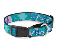 Plastic Martingale Collar Little Mermaid Silhouette Scenes PART OF YOUR WORLD Bl