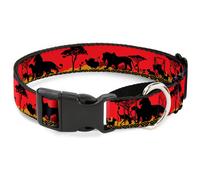 Plastic Martingale Collar Mufasa & Simba JUST CAN'T WAIT TO BE KING/Family Silho
