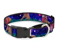 Plastic Martingale Collar Mufasa & Simba Night Poses Small 9-15"