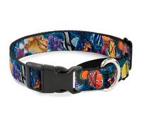 Plastic Martingale Collar Nemo & Friends Group WIDE-Small 13-18"