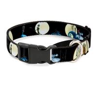Plastic Martingale Collar Nightmare Before Christmas Jack & Sally Moon Scenes WI