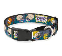 Plastic Martingale Collar Rugrats Cookie Scene Small 9-15"