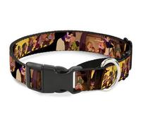 Plastic Martingale Collar Snow White & the Seven Dwarfs Scenes WIDE-Small 13-18"
