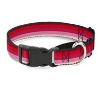 Plastic Martingale Collar Spectrum Pink WIDE-Medium 16-23"