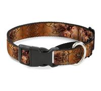 Plastic Martingale Collar Tattoo Johnny-Bollt Fairy WIDE-Large 18-32"