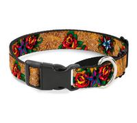 Plastic Martingale Collar Tattoo Johnny-Stars Small 9-15"