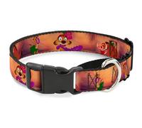 Plastic Martingale Collar Timon & Pumba The Hula Song Poses WIDE-Small 13-18"