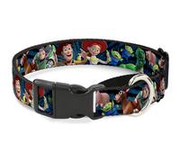Plastic Martingale Collar Toy Story Characters Running2 Denim Rays WIDE-Large 18