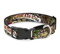 Plastic Martingale Collar Trust No One Tan WIDE-Small 13-18"