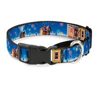 Plastic Martingale Collar Up Carl on Porch/Flying House/Balloons Large 15-26"