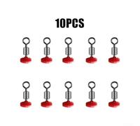 Plastic Metal Pulley Beads for Running Ledger Rigs(20pcs 3 * 4mm) | Glow in dark, 5x8mm size, 360° rotation, reduces line twist, sea and freshwater use