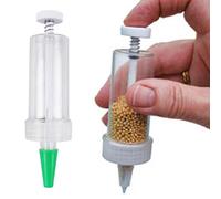 Plastic Mini Sowing Seed Dispenser Manual Planter Seeder Tool Spreader