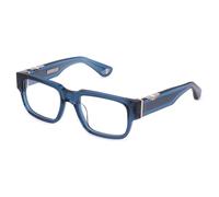 PLASTIC OPT FRAME POLICE - MAT: Cellulose acetate_C: SHINY TRANSP BLUE D: 145x20 / Male Cura della persona e salute