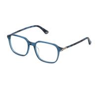 PLASTIC OPT FRAME POLICE - MAT: Cellulose acetate_C: TRANSP BLUE D: 145x18 / Male Cura della persona e salute